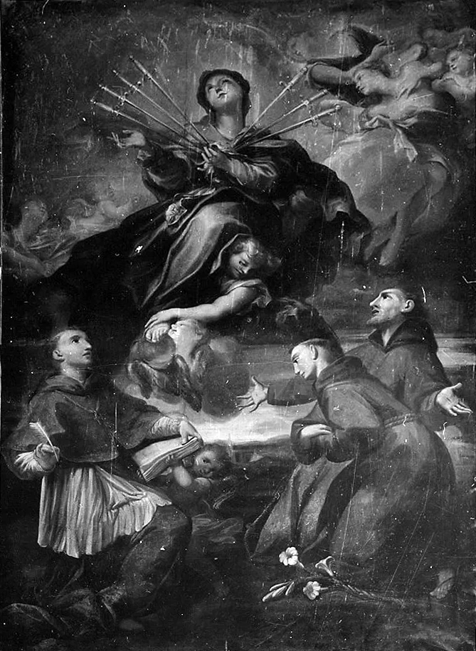 Madonna Addolorata con San Bernardo, San Francesco e Sant' Antonio da Padova - Imperia